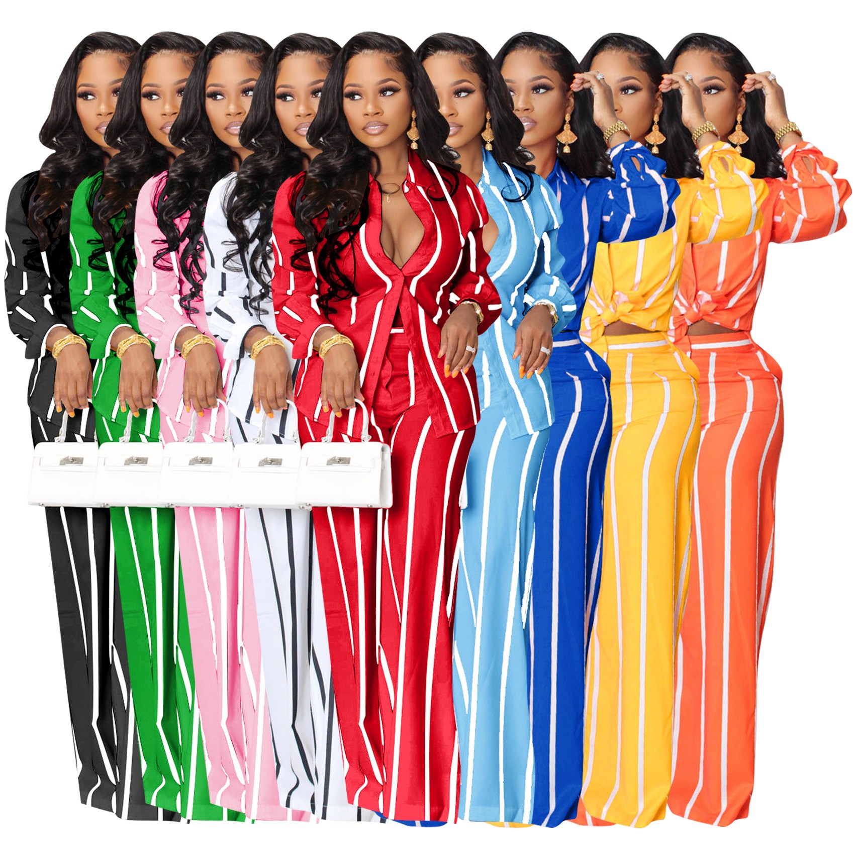 Summer Clothing Us - Women Outfit Two Piece Set Elegant