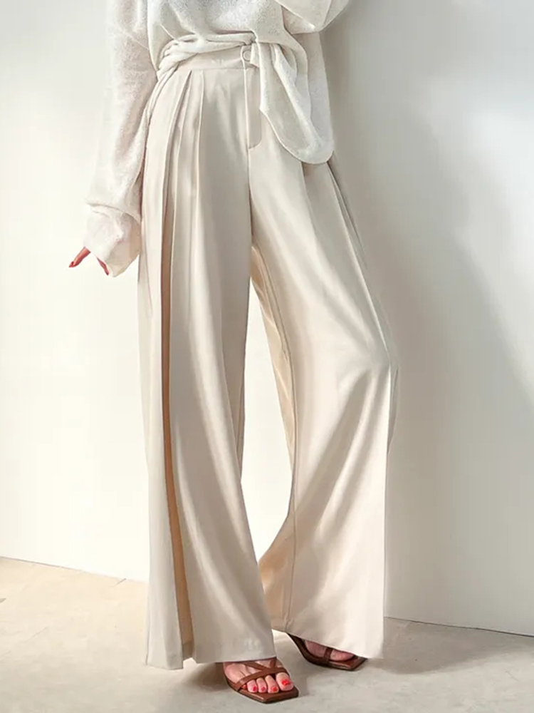 Palazzo Pant Wide - Stylish Women High Waist Casual Wide