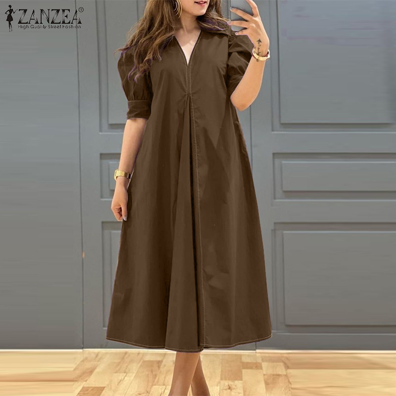 Summer Upf Clothing - ZANZEA Plus Size 5XL Womens Casual