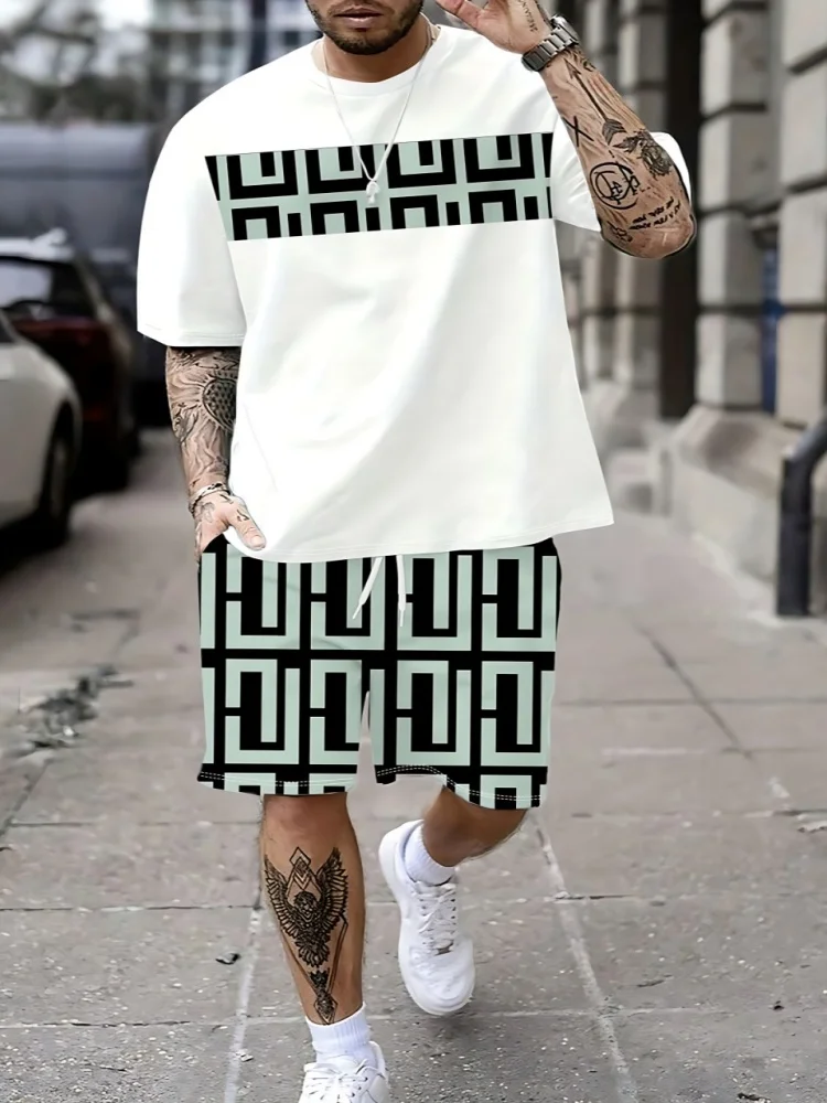 Summer Clothing Us - Summer New Style Men's Short-Sleeved Shorts