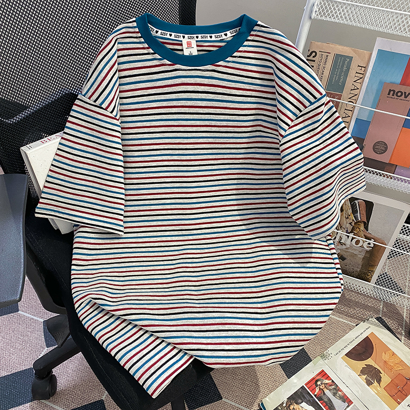 Summer Clothing Outlet - ex Pure Cotton Striped ort Sve