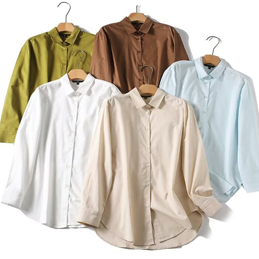 Japan Summer Clothing Women - Maxdutti Japanese Minimalist 70%Cotton 30%Linen Shirt