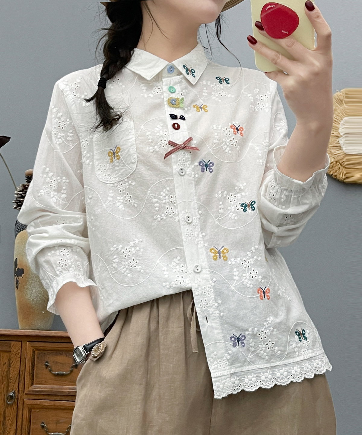Japan Summer Clothing Women - Women's Bohemian Blouse Ethnic Style Retro
