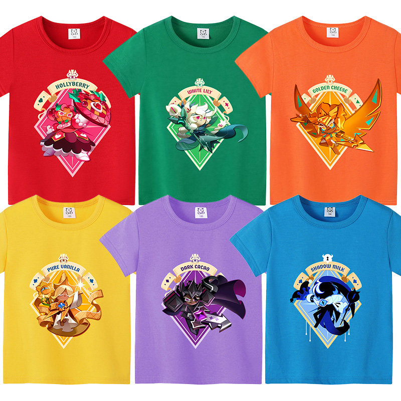 Summer Clothing Kids Boys - Cookie Run Kingdom Children T Shirt