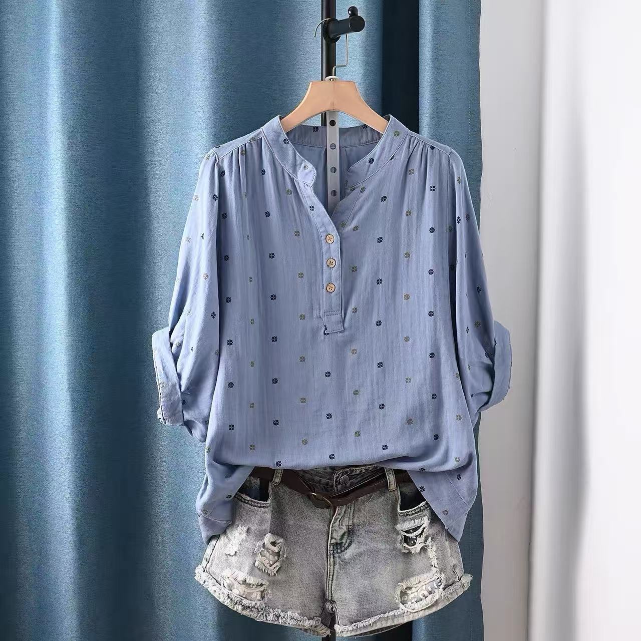 Japan Summer Clothing Women - 2026 Women's blouse women Japanese cotton