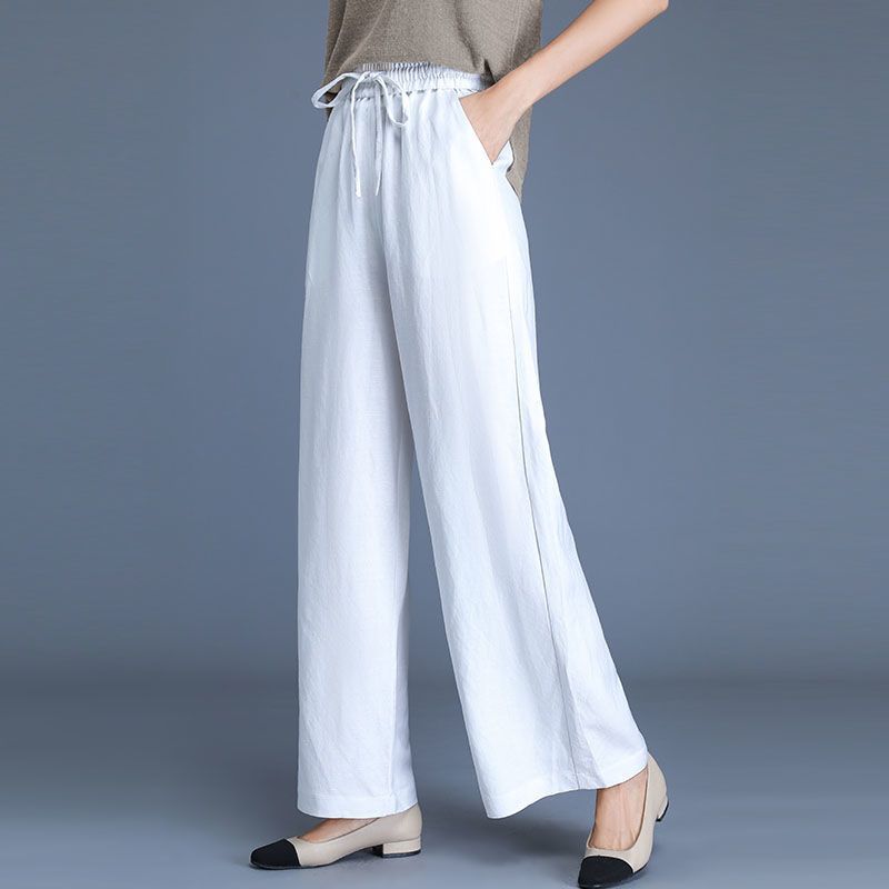 Women Black High Waist Drawstr – обзор и цена Palazzo Pant Wide