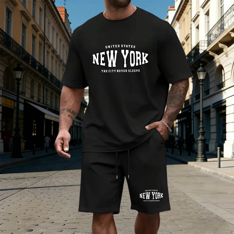 Mens T-Shirt Tracksuit Printin – обзор и цена Quality Summer Clothing
