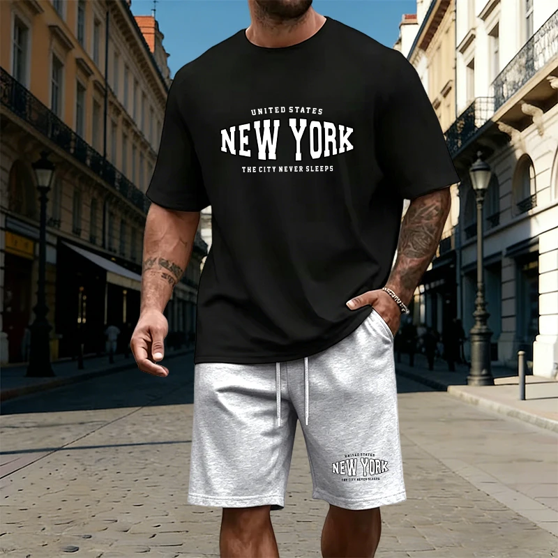 Mens T-Shirt Tracksuit Printin – обзор и цена Quality Summer Clothing