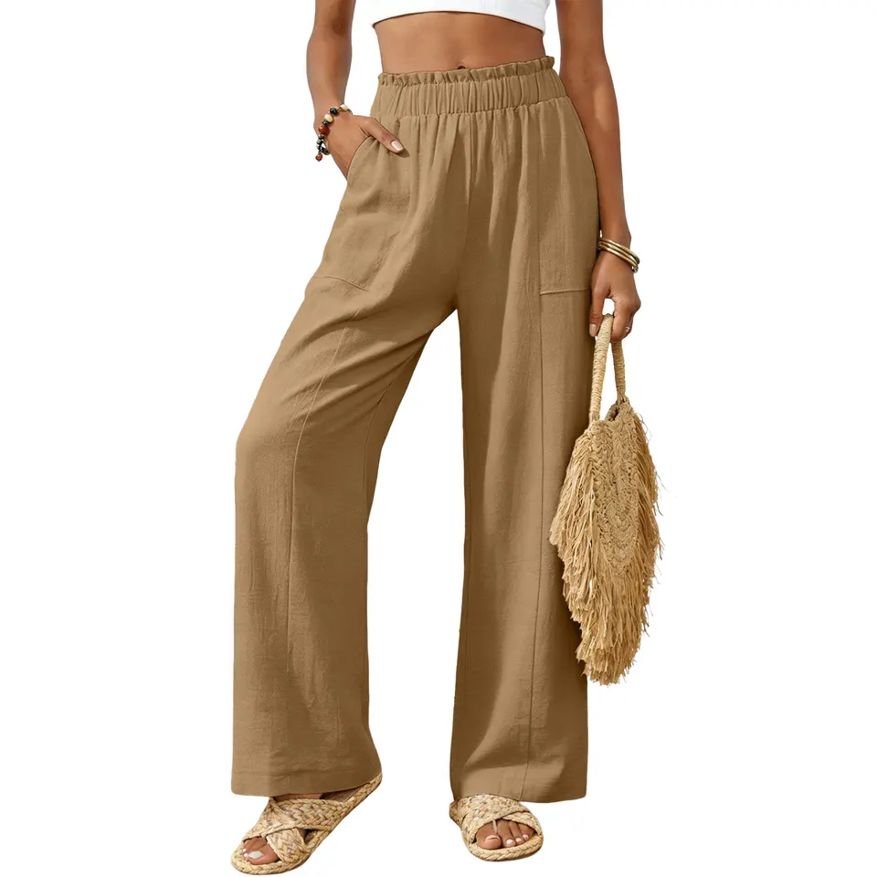 Cotton Linen Wide Leg Pants Wo – обзор и цена Palazzo Pant Wide