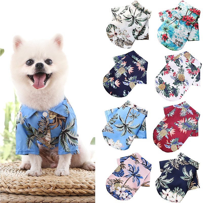 Hawaiian Beach Style Dog Cloth – обзор и цена Summer Dog Clothing