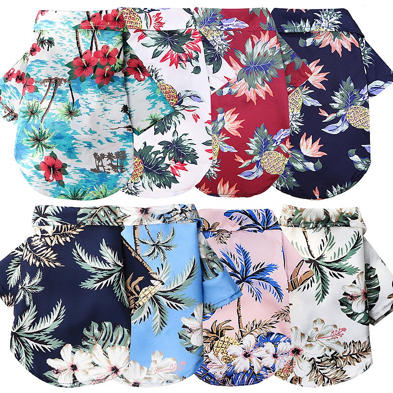 Hawaiian Beach Style Dog Cloth – обзор и цена Summer Dog Clothing