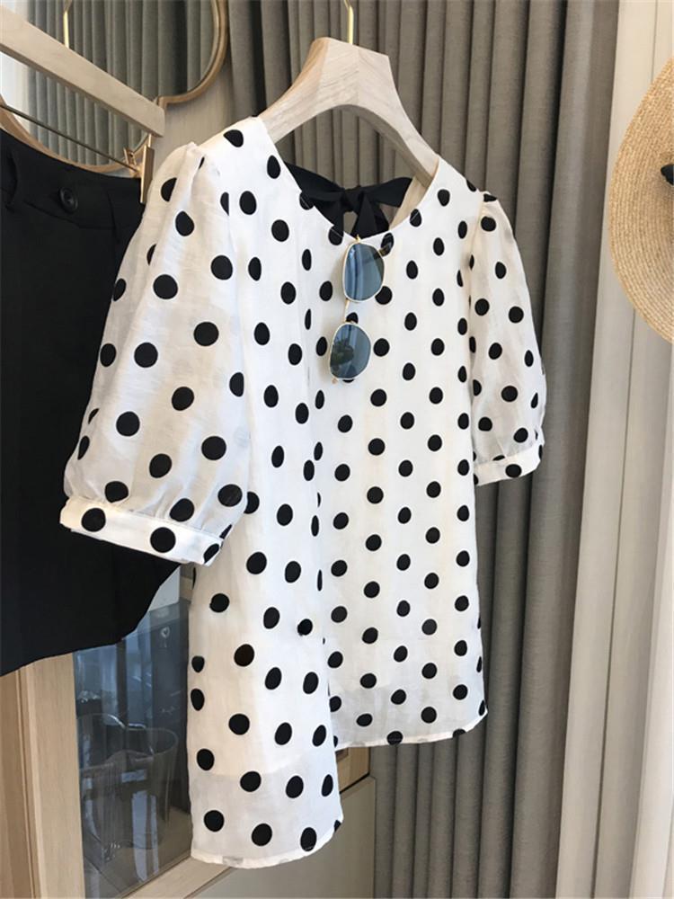 Polka Dot Blouses Women Elegan – обзор и цена Summer Holiday Clothing Women