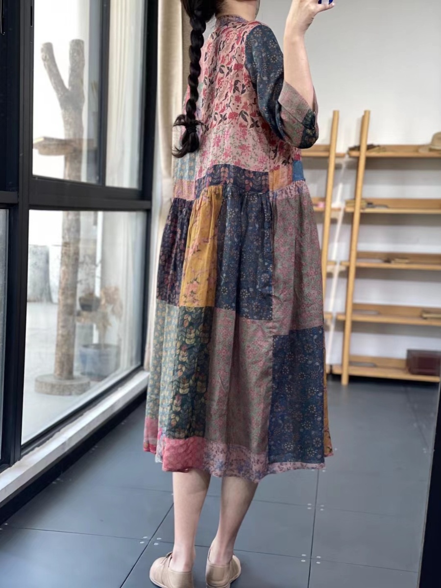 Elegant Loose V-Neck Printed E – обзор и цена Summer Line Clothing Brand