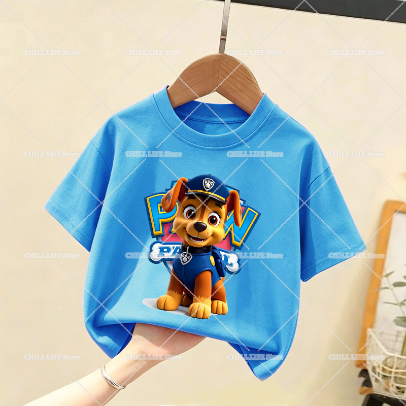 Paw Patrols Children T Shirt C – обзор и цена Summer Dog Clothing