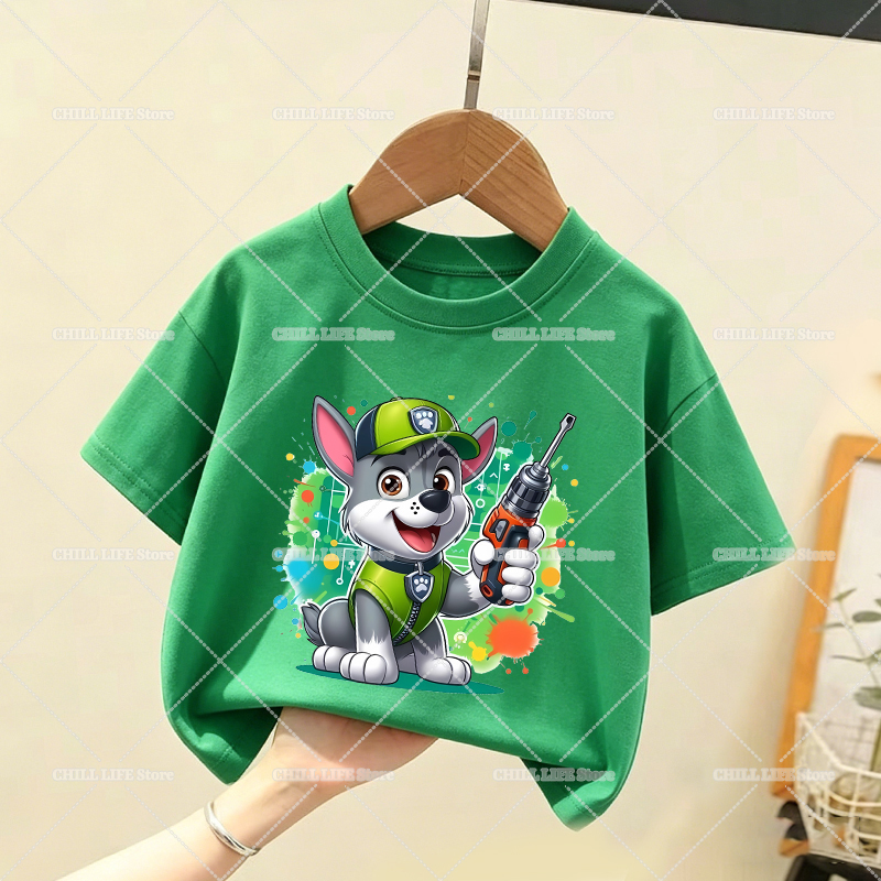 Paw Patrols Children T Shirt C – обзор и цена Summer Dog Clothing