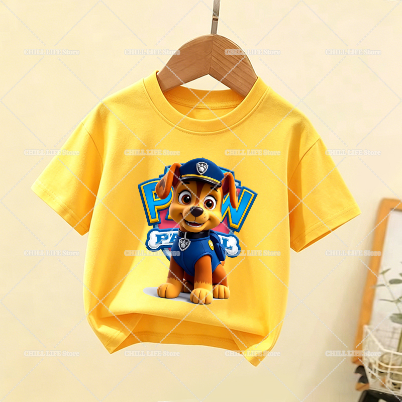 Paw Patrols Children T Shirt C – обзор и цена Summer Dog Clothing