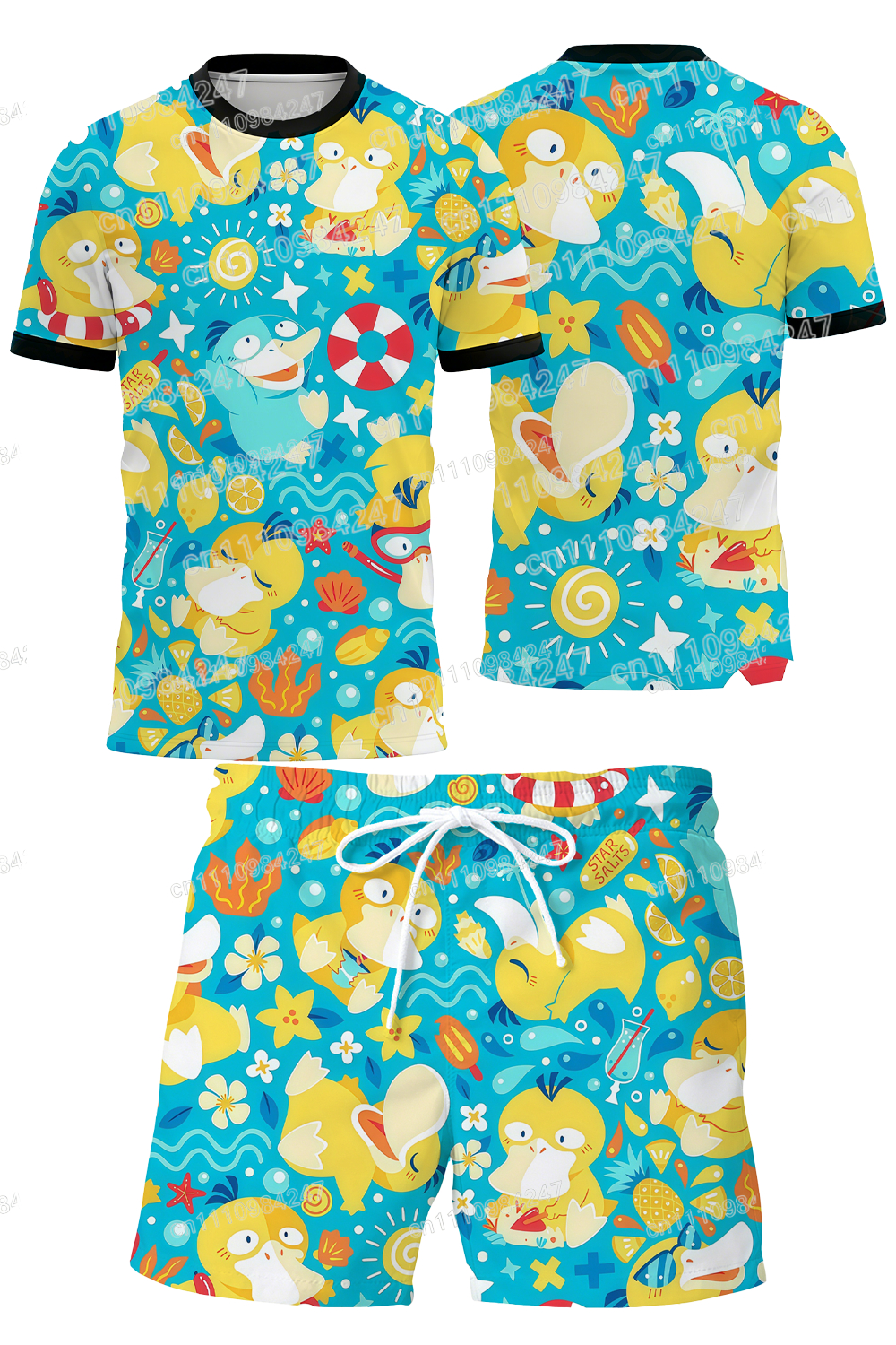 2026 Hot Sale Pokemon Psyduck  – обзор и цена Summer Holiday Clothing Women