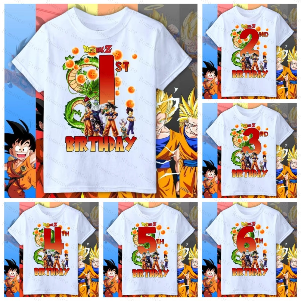 2026 Summer Dragon Ball BIRTHD – обзор и цена Summer Clothing Kids Boys