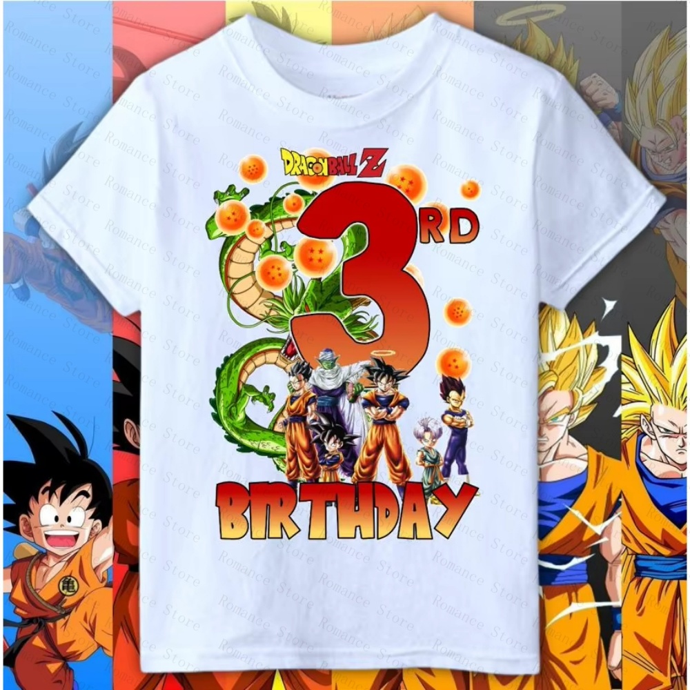 2026 Summer Dragon Ball BIRTHD – обзор и цена Summer Clothing Kids Boys