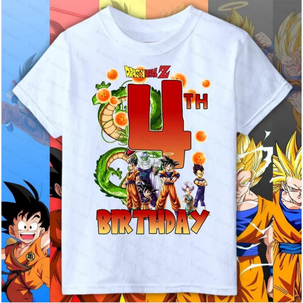 2026 Summer Dragon Ball BIRTHD – обзор и цена Summer Clothing Kids Boys