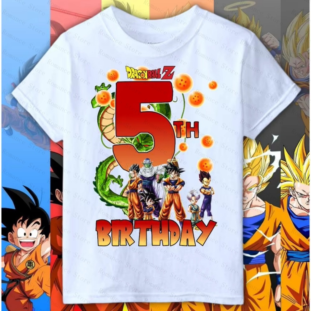2026 Summer Dragon Ball BIRTHD – обзор и цена Summer Clothing Kids Boys
