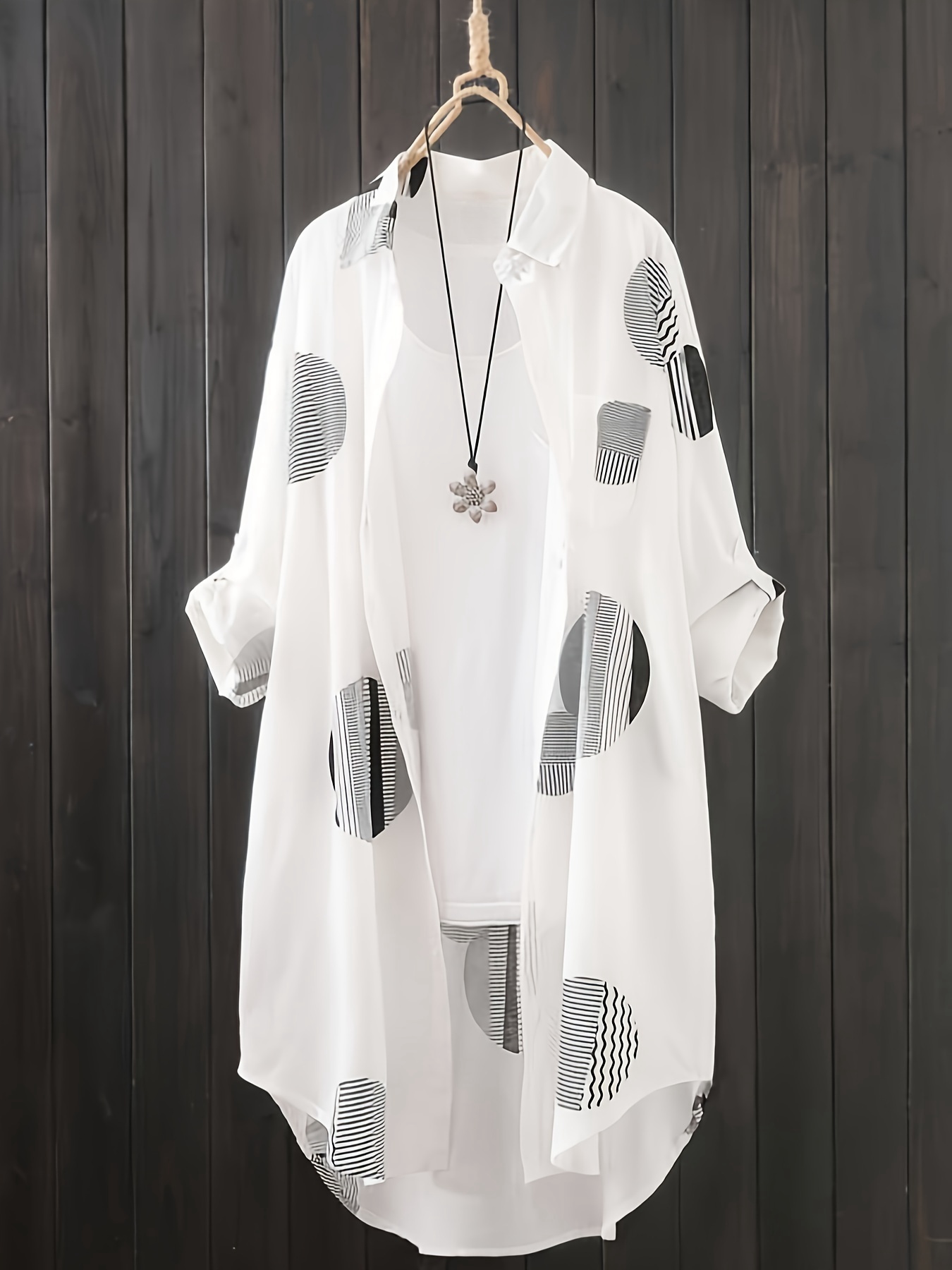 Black and White Large Size Shi – обзор и цена Summer Clothing Capsule