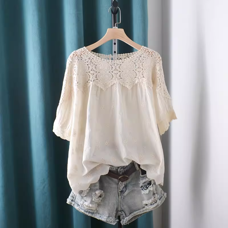 2026 Hollow Out Lace Patchwork – обзор и цена Japan Summer Clothing Women