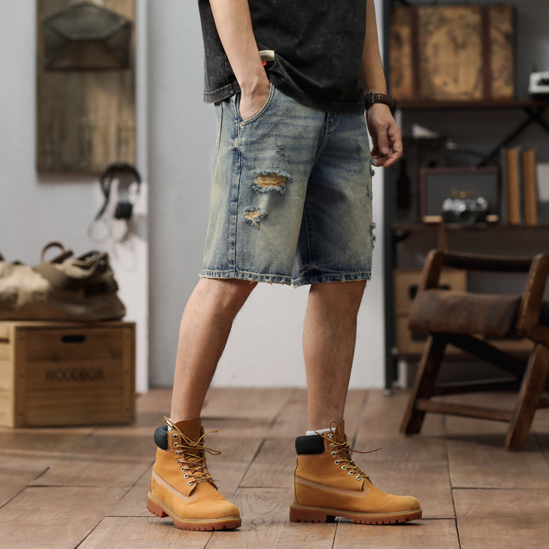 SHAN BAO trendy brand distress – обзор и цена Summer Line Clothing Brand