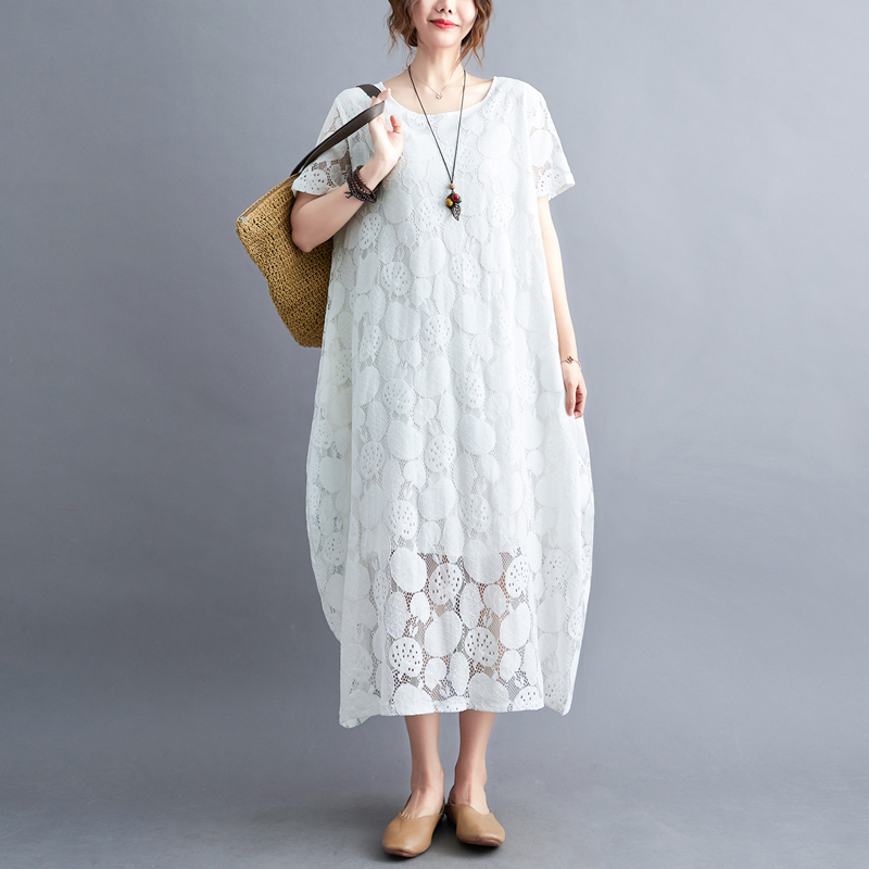 Casual Lace Hollow out Long Dr – обзор и цена Summer Upf Clothing