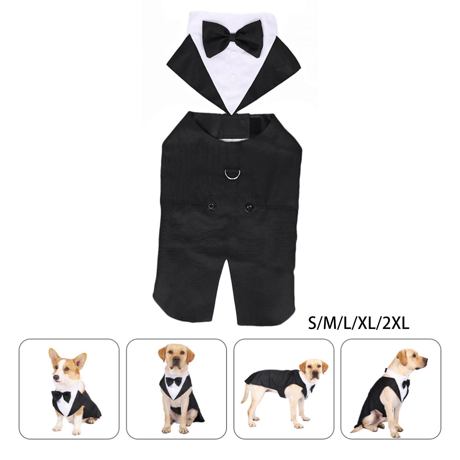 Pet Dog Tuxedo Costume with Co – обзор и цена Summer Dog Clothing