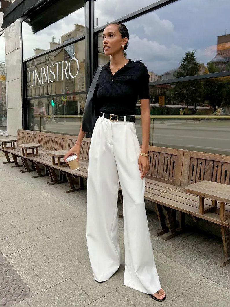 Women's White Palazzo Pants, W – обзор и цена Palazzo Pant Wide