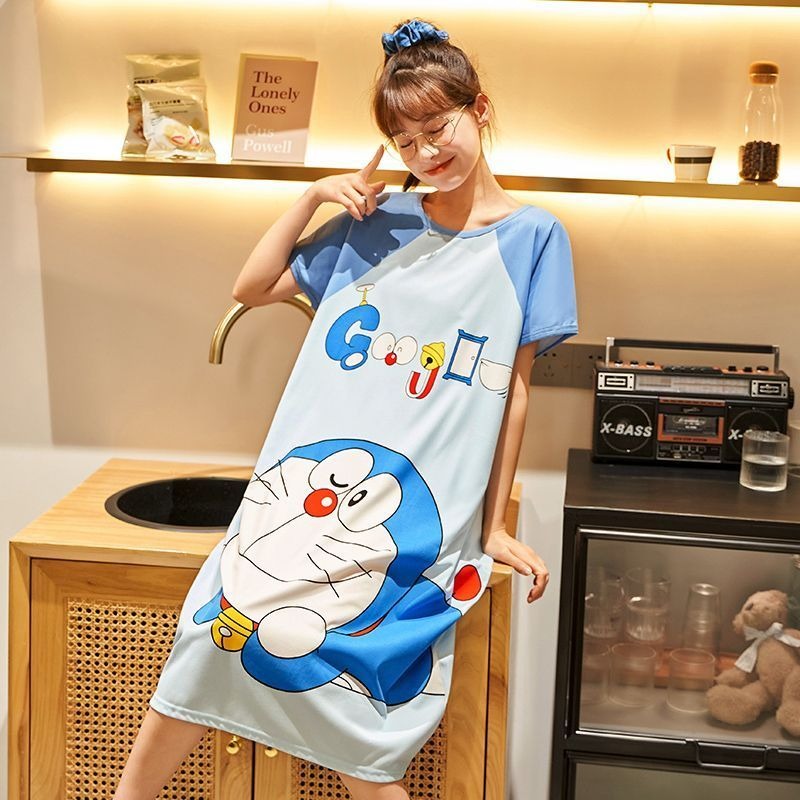 Doraemon cute nightdress for w – обзор и цена Japan Summer Clothing Women