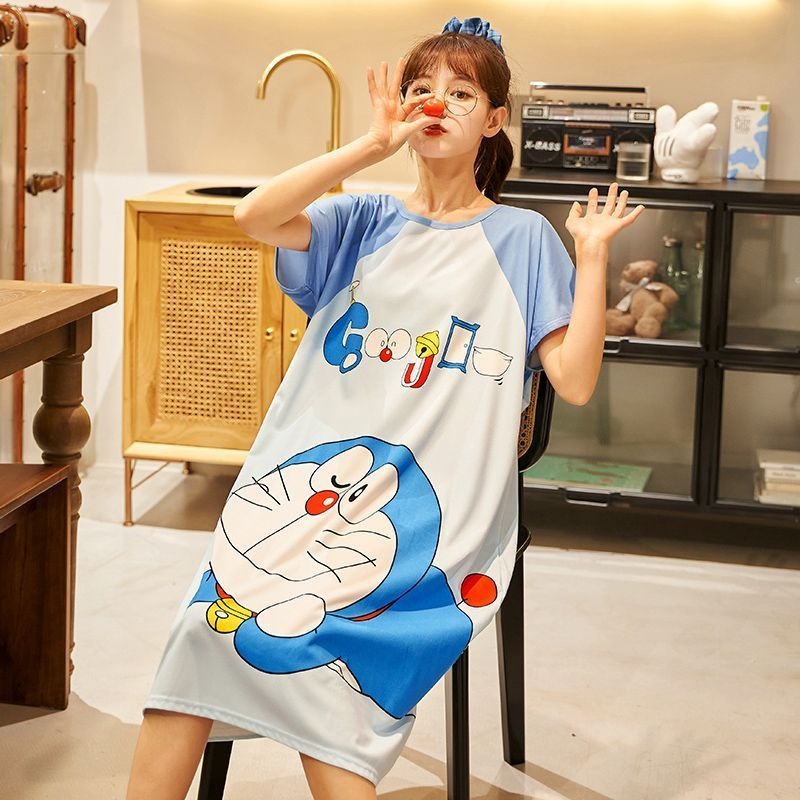 Doraemon cute nightdress for w – обзор и цена Japan Summer Clothing Women