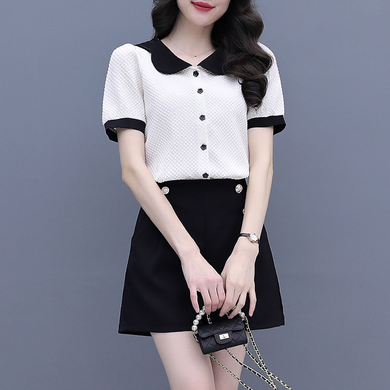 Contrast Color Button Short Se – обзор и цена Summer Clothing Trends 2025 Women'S