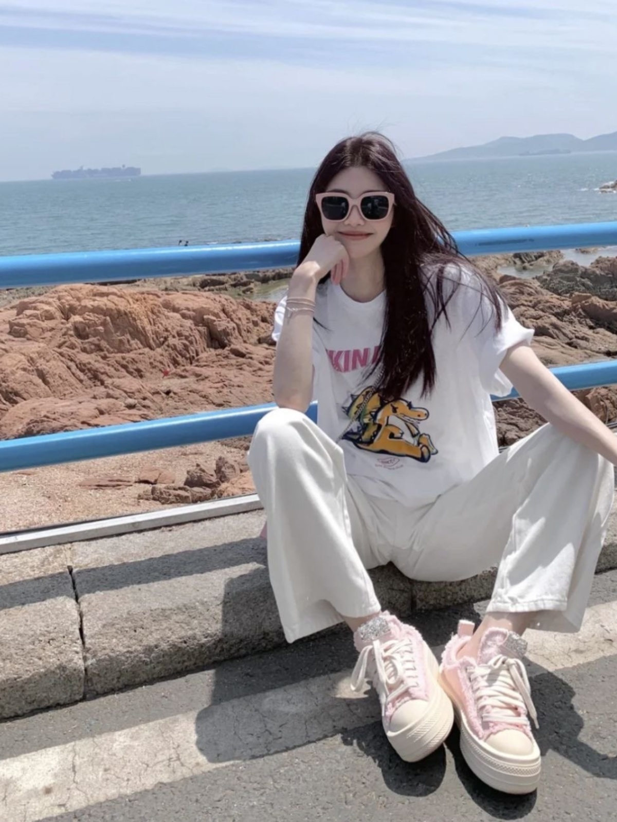 Fashionable Tea-colored Loose  – обзор и цена Summer Clothing Young Women