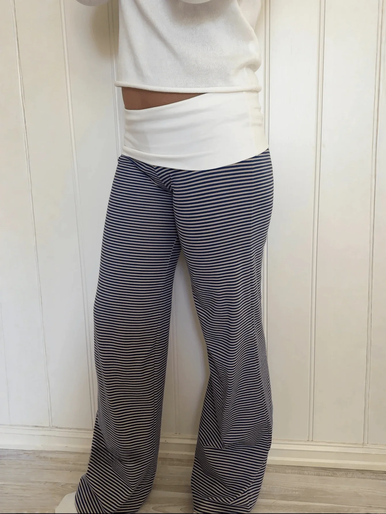 Women Low Rise Striped Wide Le – обзор и цена Palazzo Pant Wide