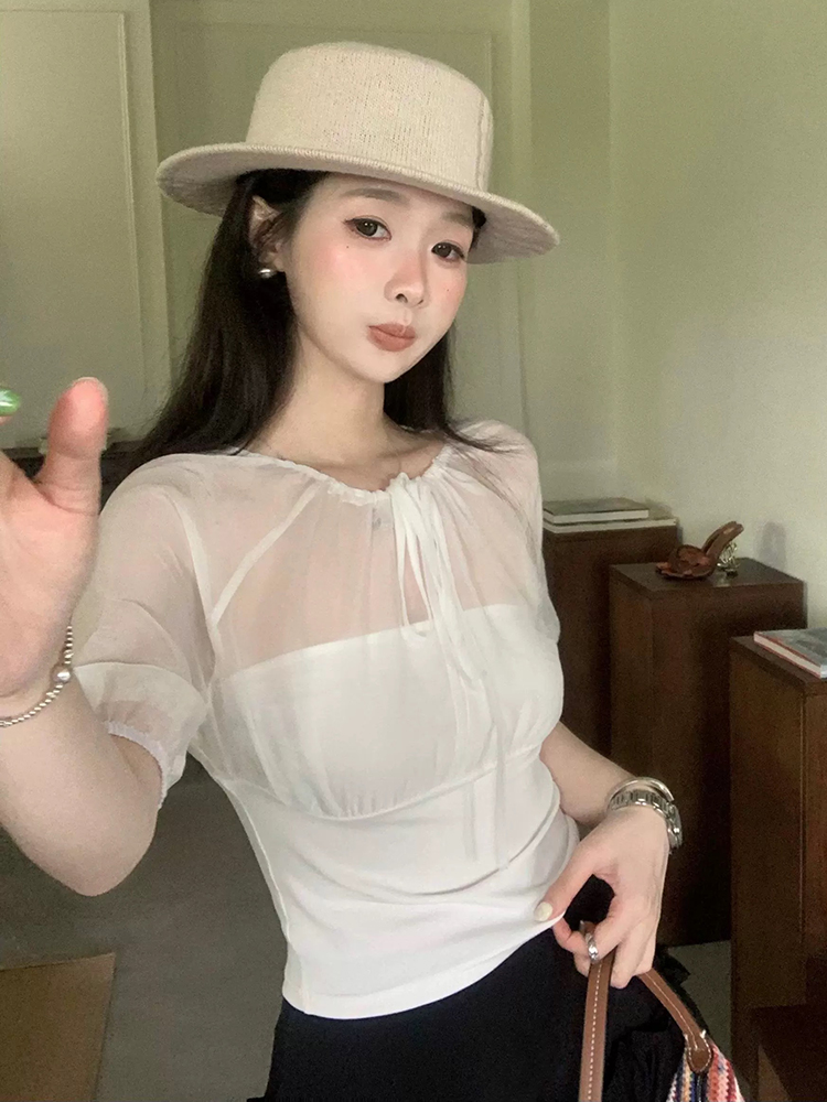 Mulberry Silk-Paneled Top with – обзор и цена Summer Clothing Us
