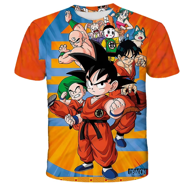 2026 Summer Dragon Ball T Shir – обзор и цена Summer Clothing Kids Boys