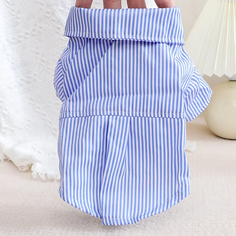 Pet Dog Clothes Bowknot Stripe – обзор и цена Summer Dog Clothing