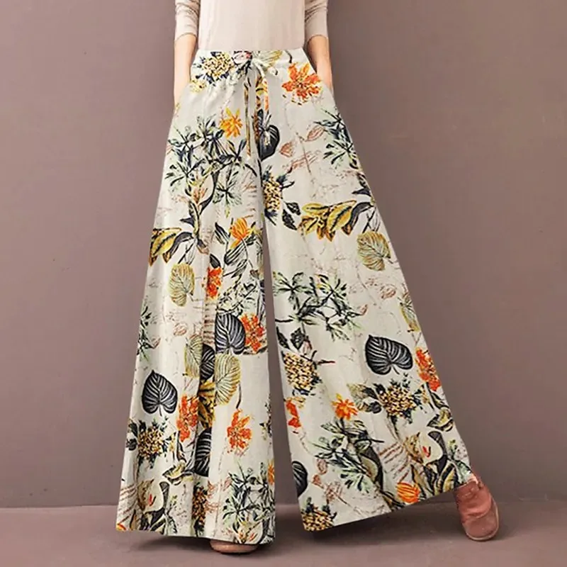 Boho Floral Wide Leg Pants Wom – обзор и цена Palazzo Pant Wide