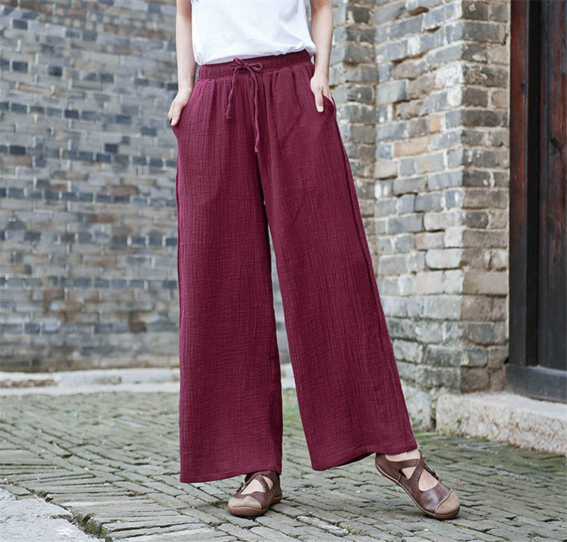 Fashion Lace-up Wide Leg Pants – обзор и цена Palazzo Pant Wide