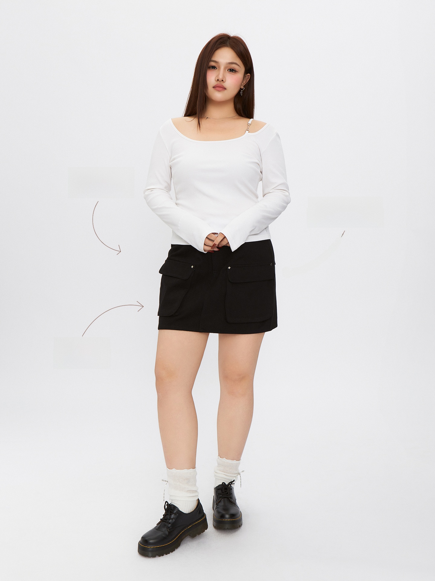 High Waist A-Line Half Skirt w – обзор и цена Summer Line Clothing Brand
