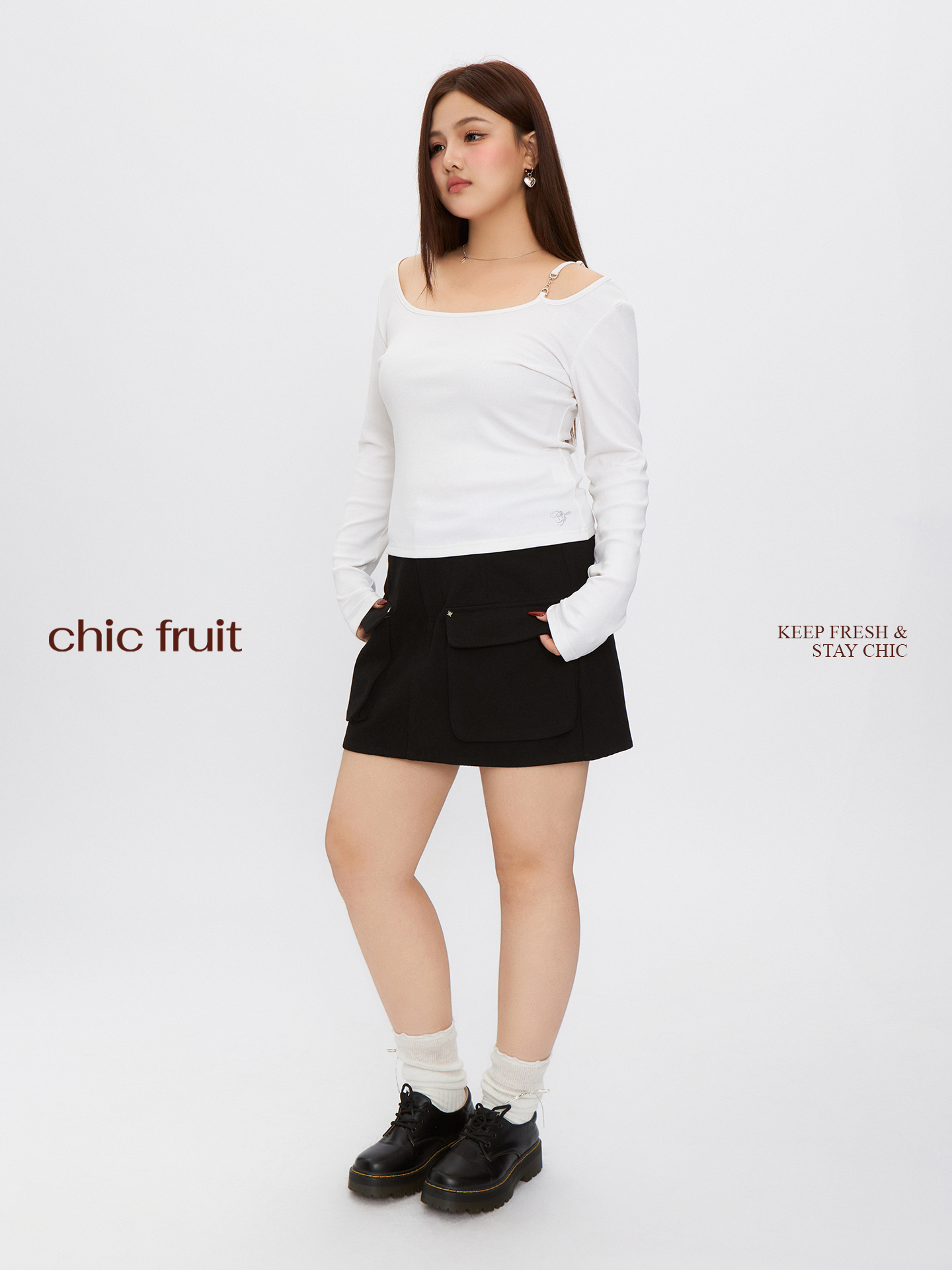 High Waist A-Line Half Skirt w – обзор и цена Summer Line Clothing Brand