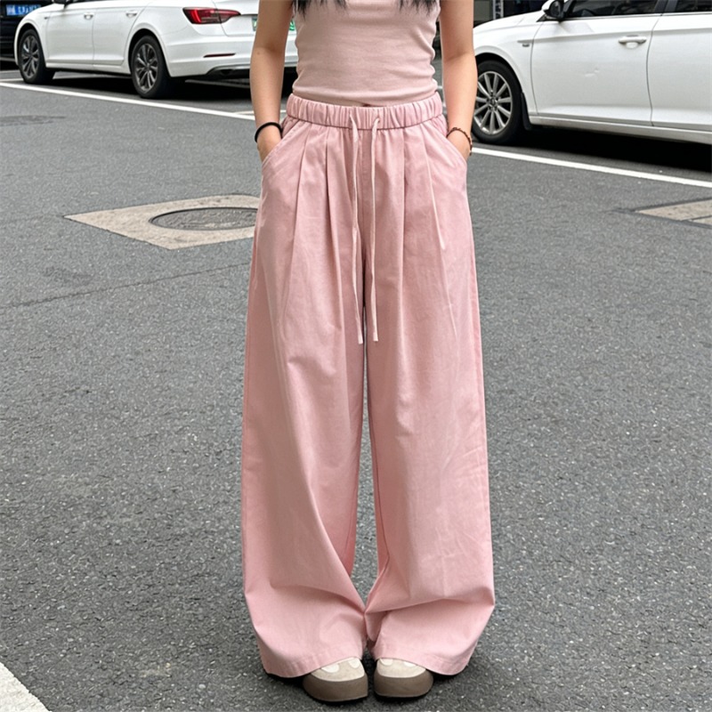 Korean Style Women's Solid Col – обзор и цена Palazzo Pant Wide