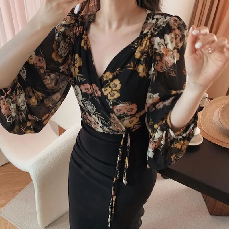 Japan Style Vintage Floral Blo – обзор и цена Crop Blouse Linen
