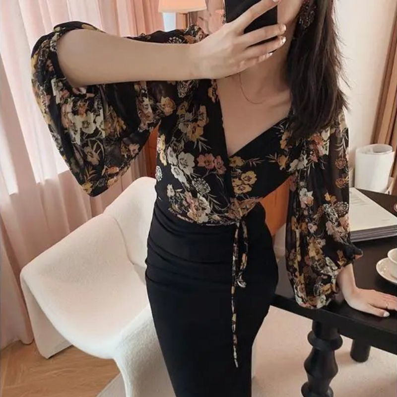 Japan Style Vintage Floral Blo – обзор и цена Crop Blouse Linen