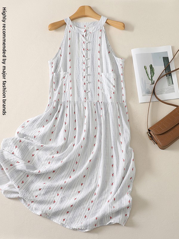 Elegant A-Line Dress Floral Pr – обзор и цена Summer Line Clothing Brand