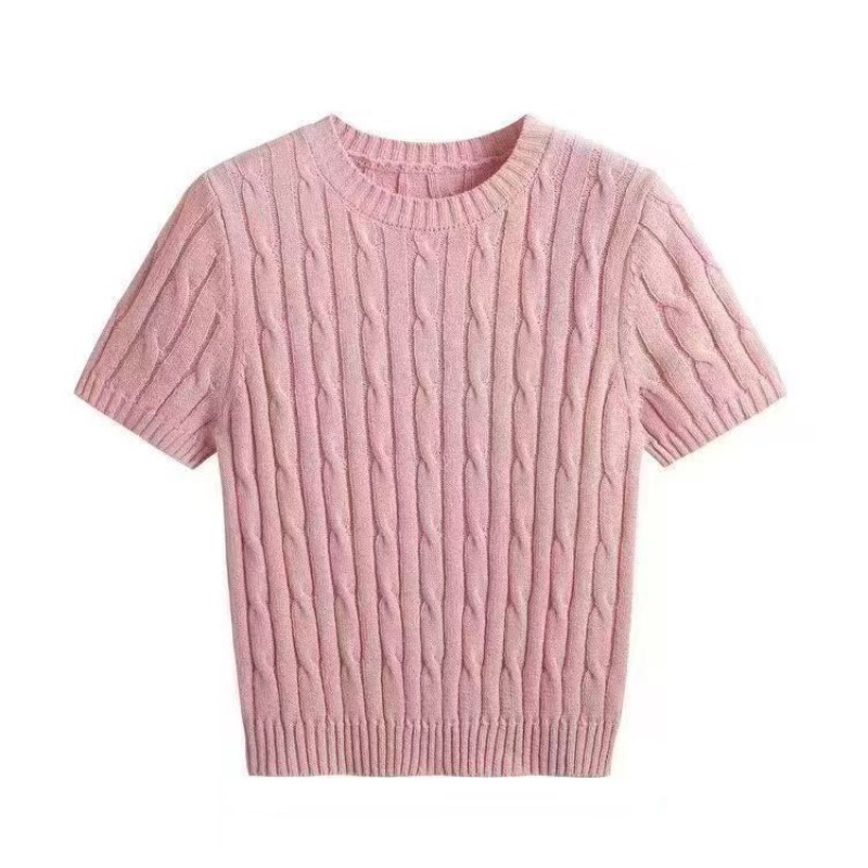 Korean Solid Color Round Neck  – обзор и цена Summer Holiday Clothing Women