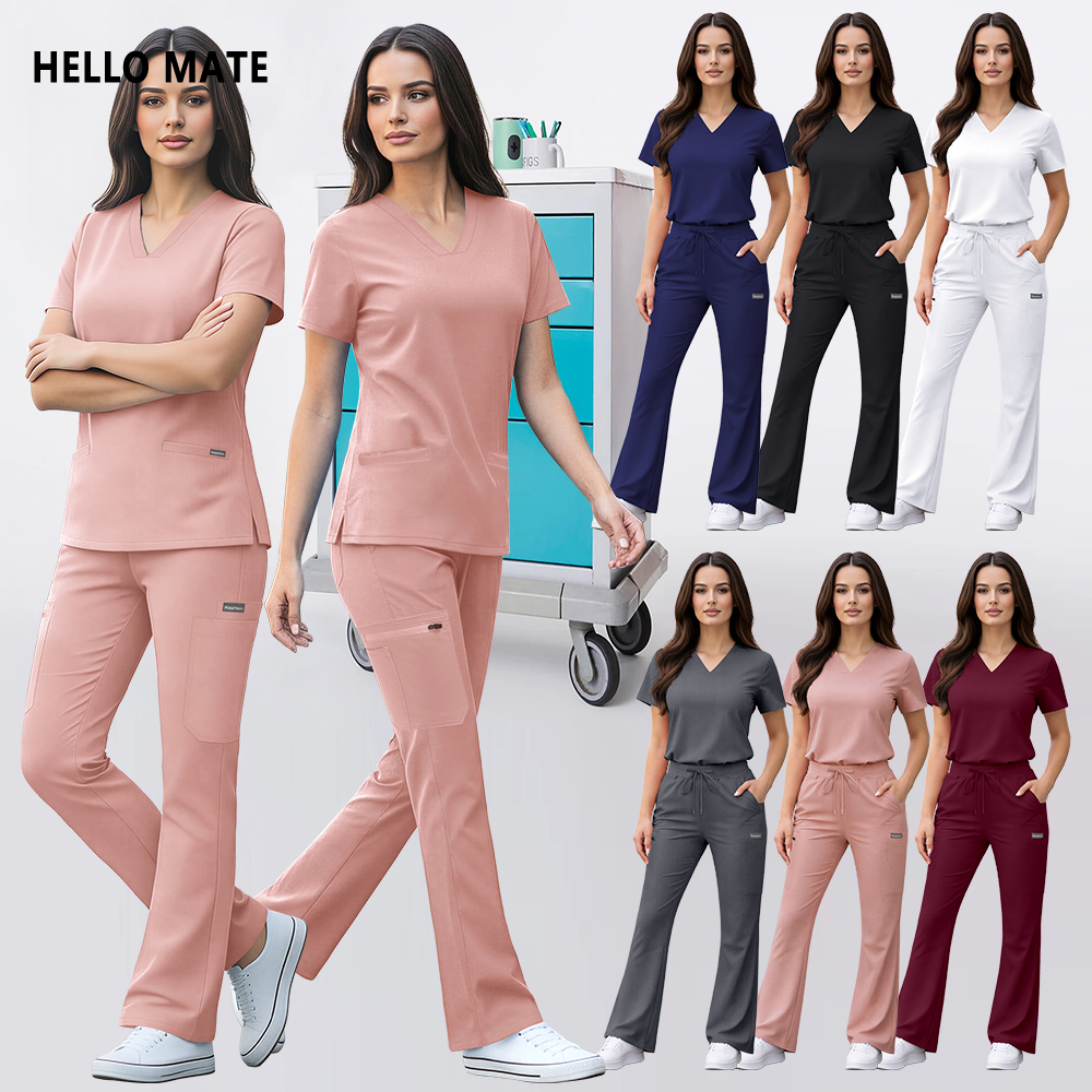 Medical Apparel Scrubs Set Uni – обзор и цена Summer Clothing Bundle