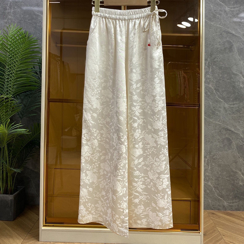 Elegant Chinese Style Jacquard – обзор и цена Palazzo Pant Wide